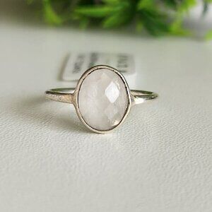 925 Sterling Silver Rose Quartz Ring
